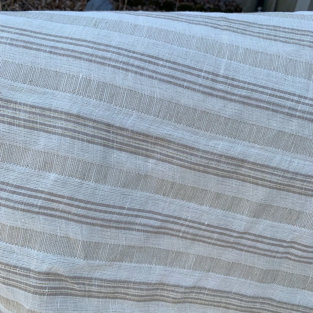 Frontgate striped duvet
